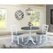 International Concepts 36 in. Round Extension Dining Table with 2 Madrid LadderBack Chairs - 3 Piece Dining Set K05-36RXT-C2-2 - alternate 1